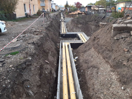 Укладка труб на объекте